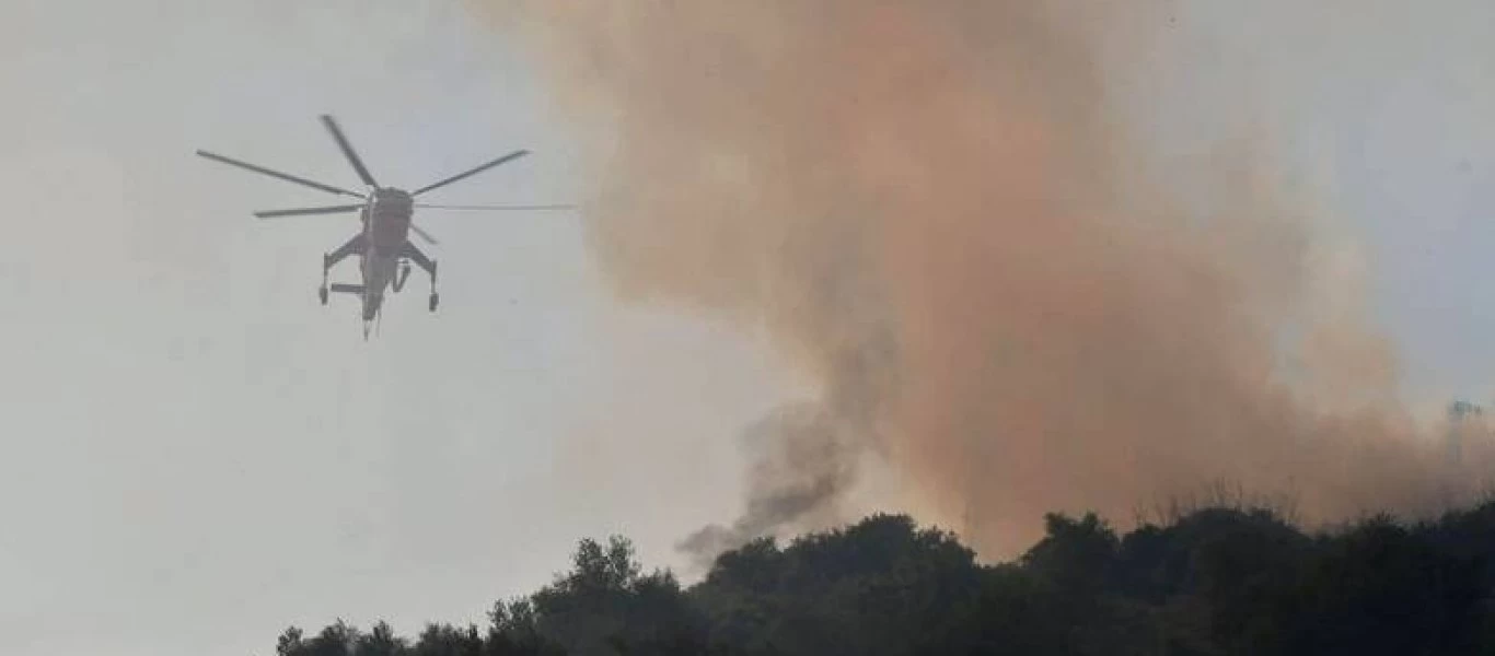Ανεξέλεγκτη η φωτιά στη Σταμάτα - Δήμαρχος Διονύσου: «Οι φλόγες έχουν ήδη φτάσει στα πρώτα σπίτια»